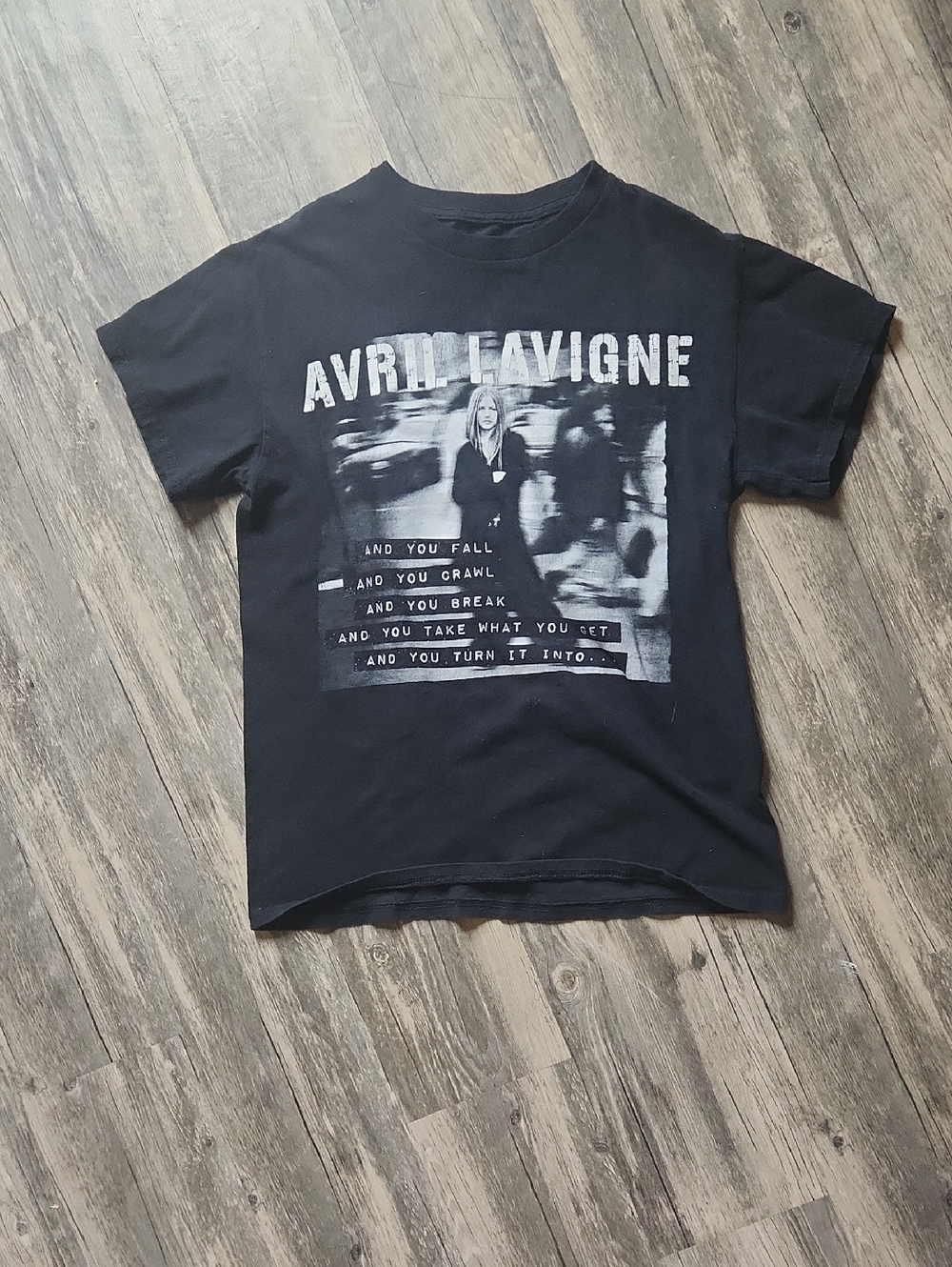 Avril Lavigne Black Graphic Tee - Men’s Band Shirt